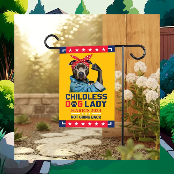 Childless Dog Ladies Kamala Harris 2024 Flag