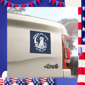 Childless Dog Ladies Social Club Kamala 2024 Car Magnet