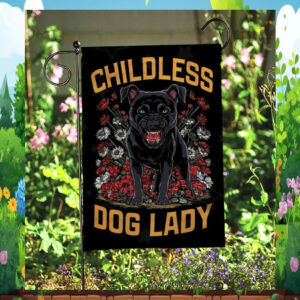 Childless Dog Lady For Kamala Flag