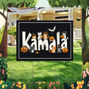 Childless Spooky For Kamala Halloween Yard Signs