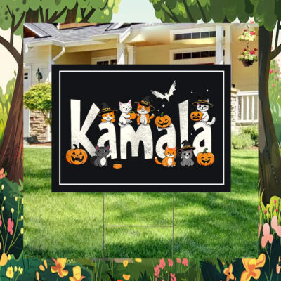 Childless Spooky For Kamala Halloween Yard Signs