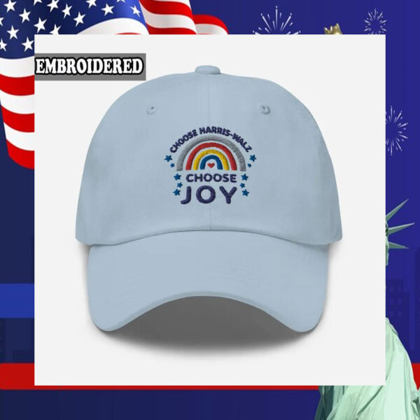 Choose Harris Walz Choose Joy Embroidered Hat