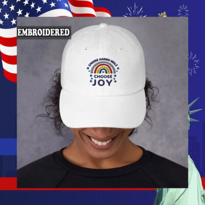 Choose Harris Walz Choose Joy Embroidered Hat