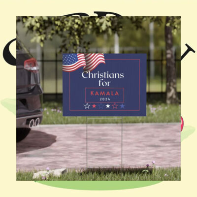 Christians For Kamala 2024 Yard Sign