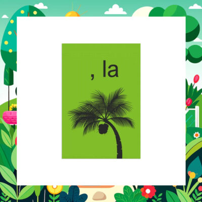 Comma La Coconut Tree Brat Green Kamala Harris Garden Flag