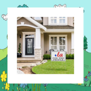 Comma La Harris For The People Yard Signs