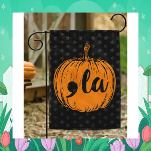 Comma La Harris Halloween Flag