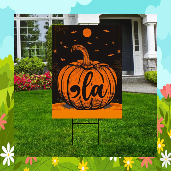 Comma La Harris Halloween Yard Signs