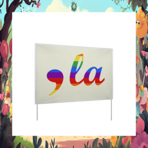 Comma La Harris Obviously Yard Sign