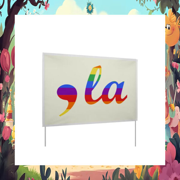 Comma La Harris Obviously Yard Sign