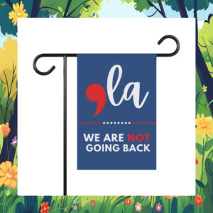 Comma La Harris We Are Not Going Back Flag