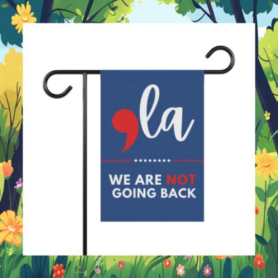 Comma La Harris We Are Not Going Back Flag