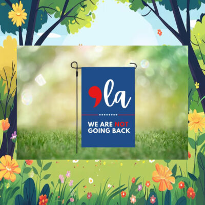 Comma La Harris We Are Not Going Back Flag