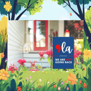 Comma La Harris We Are Not Going Back Flag