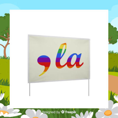 Comma La Kamala Election Yard Sign