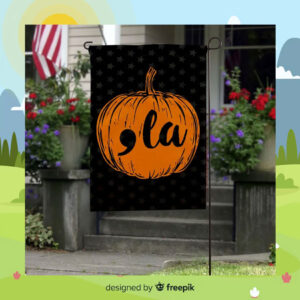 Comma La Kamala Halloween Flag