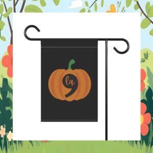 Cute Pumpkin Comma La Harris Flag