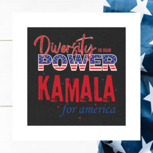 Diversity Is Our Power Kamala For America Car Magnet