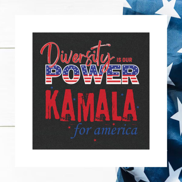 Diversity Is Our Power Kamala For America Car Magnet