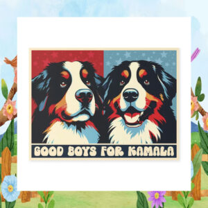 Dog Good Boys For Kamala Yard Sign