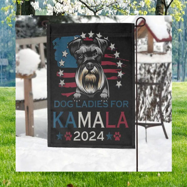 Dog Ladies For Kamala 2024 Flag