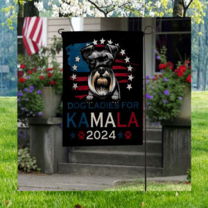 Dog Ladies For Kamala 2024 Flag