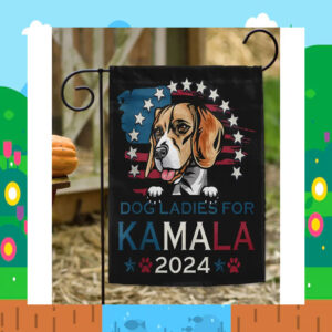 Dog Ladies For Kamala 2024 Flags