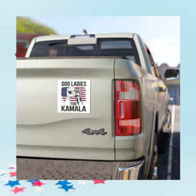 Dog Ladies For Kamala Car Magnet