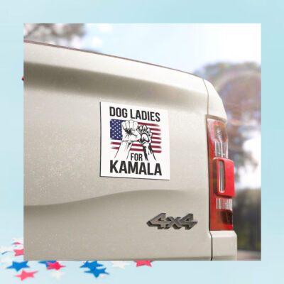 Dog Ladies For Kamala Car Magnet