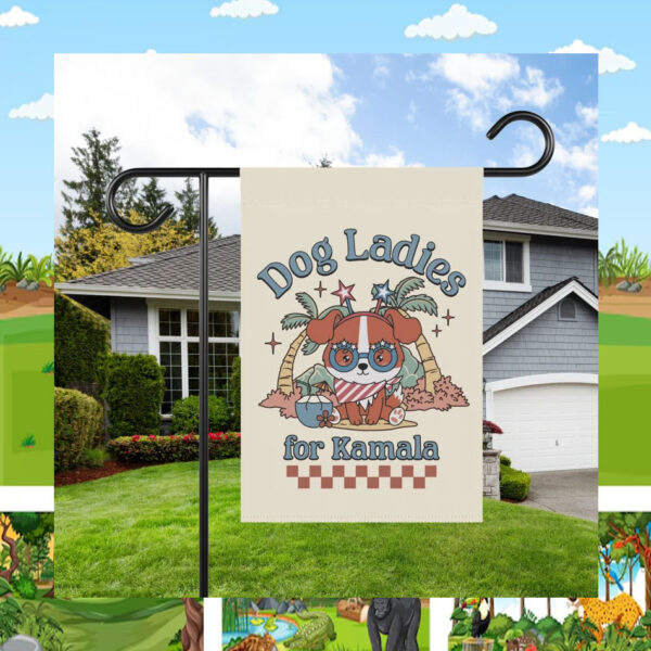 Dog Ladies for Kamala Flags