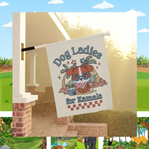 Dog Ladies for Kamala Flags