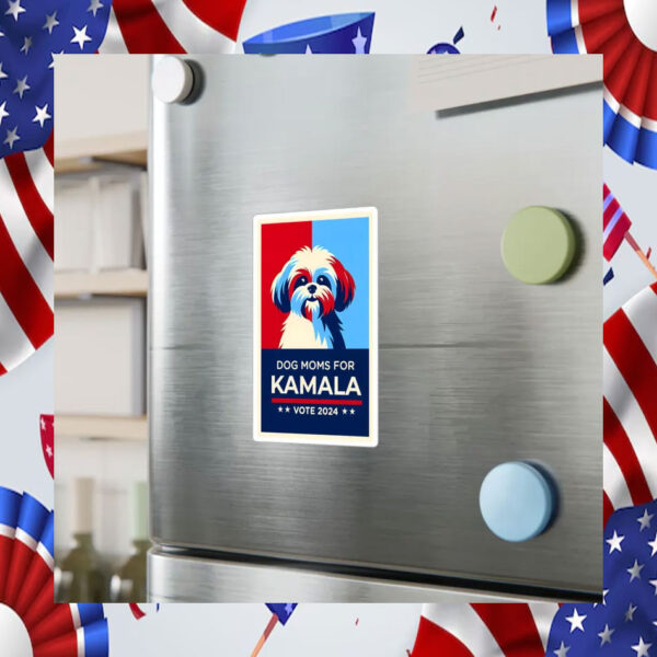 Dog Moms For Kamala Vote 2024 Election Sticker
