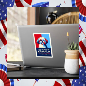 Dog Moms For Kamala Vote 2024 Election Sticker