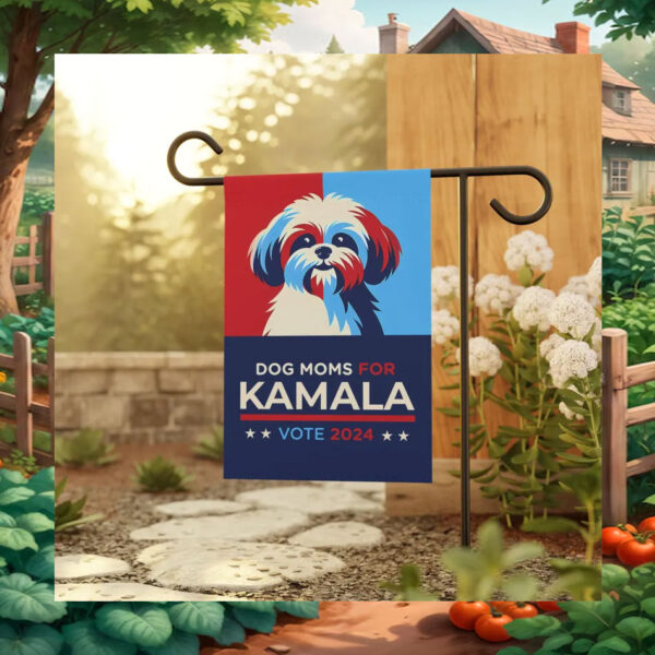 Dog Moms For Kamala Vote 2024 Flag