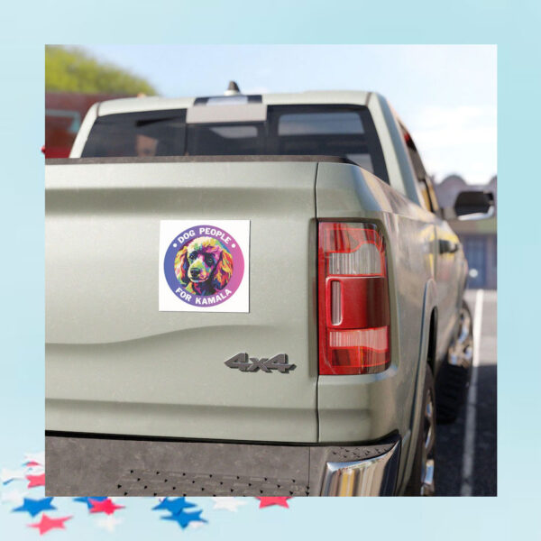 Dog People For Kamala Car Bumper Magnet