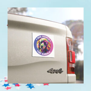 Dog People For Kamala Car Bumper Magnet