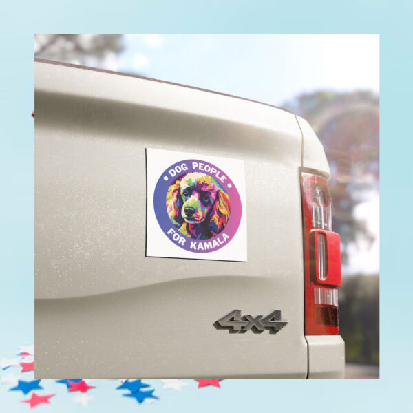 Dog People For Kamala Car Bumper Magnet