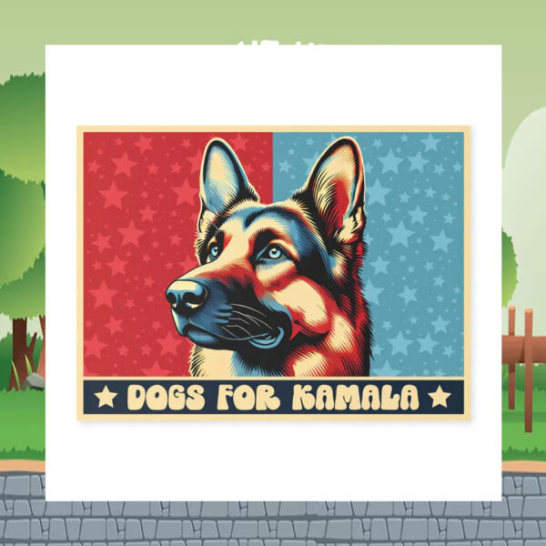 Dogs For Kamala 2024 Election Yard Signs