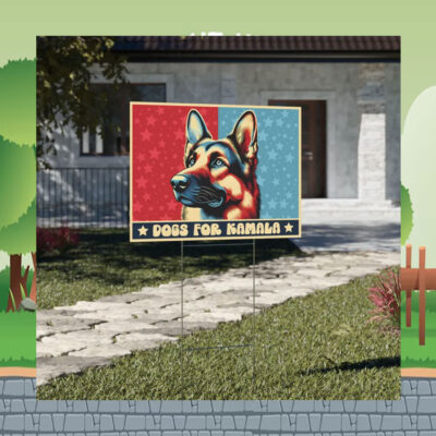Dogs For Kamala 2024 Election Yard Signs