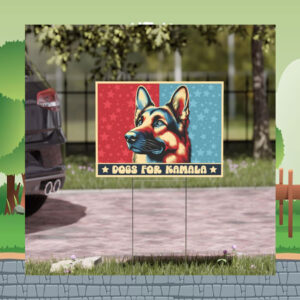 Dogs For Kamala 2024 Election Yard Signs