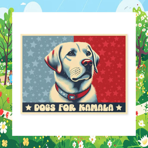 Dogs For Kamala 24 Yard Sign