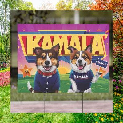 Dogs For Kamala 24 Yard Signs