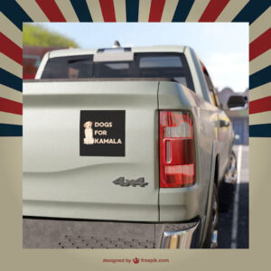 Dogs For Kamala Car Magnets