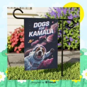 Dogs For Kamala Harris Garden Flag