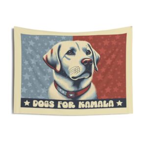Dogs For Kamala Indoor Wall Tapestries