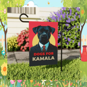 Dogs for Kamala Harris Garden & House Flag