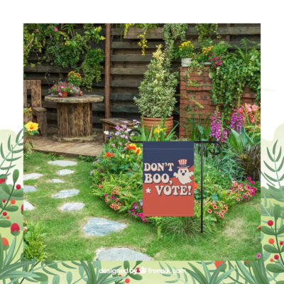 Don't Boo, Vote! Kamala 2024 Garden&House Flag