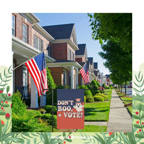 Don't Boo, Vote! Kamala 2024 Garden&House Flag