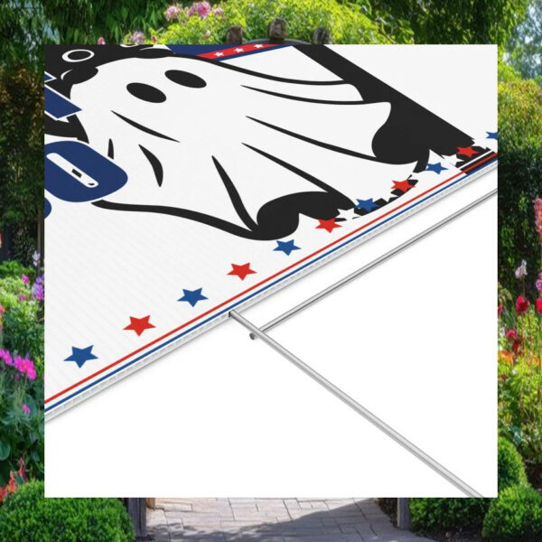Don't Boo Vote Kamala Childless Cat Halloween Yard Sign