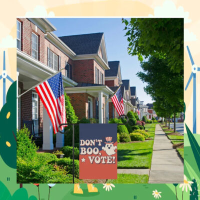 Don't Boo, Vote Kamala Harris Halloween Flag